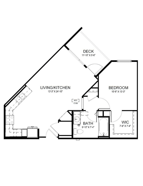 a floor plan of a house with bedrooms and a loft